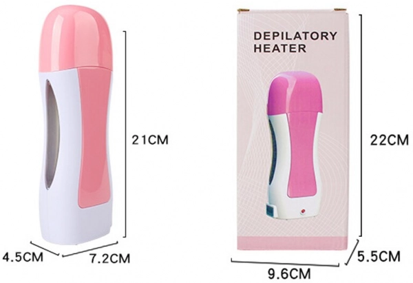 фото Ручний касетний нагрівач для воску Pro Wax Depilatory Heater #PW40  • 40 вт • червоний • білий 1