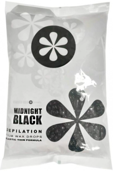 фото Віск у гранулах Simple Use Drops Film Wax 800гр #Midnight Black  • чорний 0