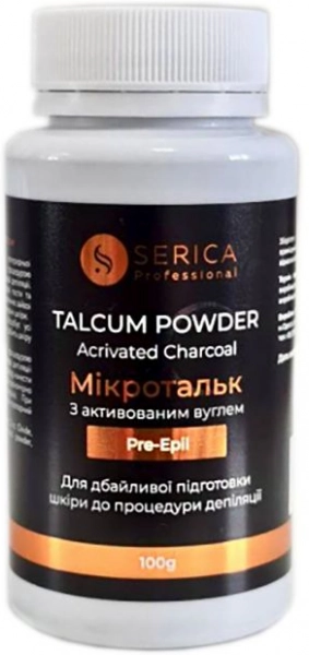 фото Мікротальк Serica Microtalk Pre-Sugaring з активованим вугіллям #SM100в  • 100 мл 0