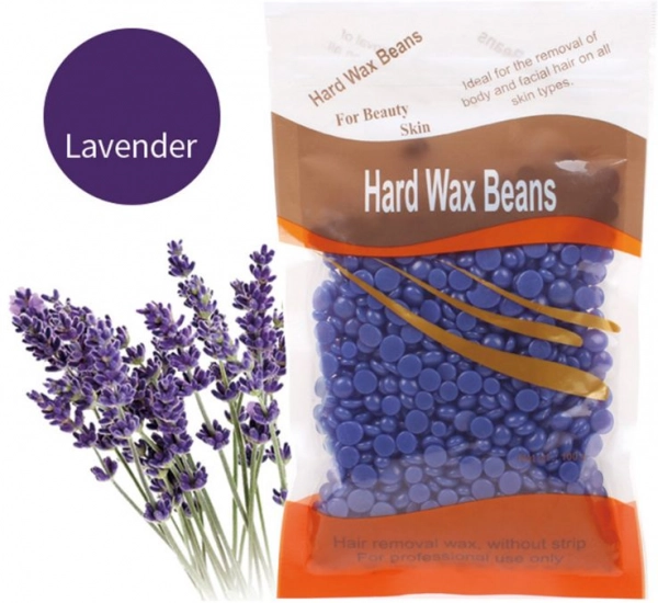 фото Віск у гранулах 100гр Hard Wax Beans  фіалковий • лаванда 0