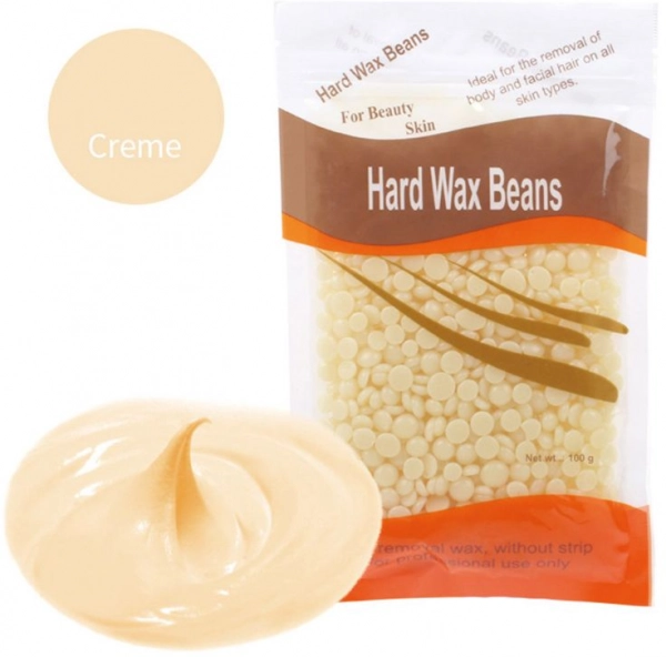фото Віск у гранулах 100гр Hard Wax Beans  кремовий • ваніль 0