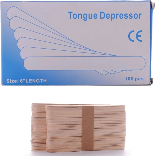 фото Палички-шпателі для депіляції Tongue Depressors  100 шт 0