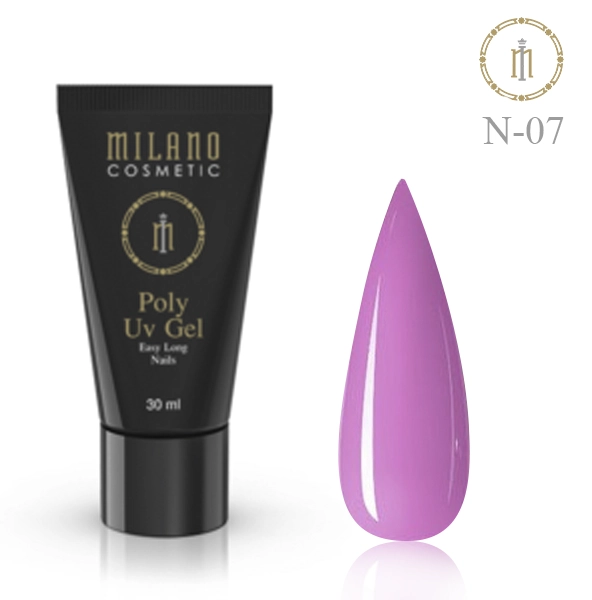 фото Моделюючий гель для нігтів Milano Polygel Neon #N-07  • фуксія • 30 мл 0