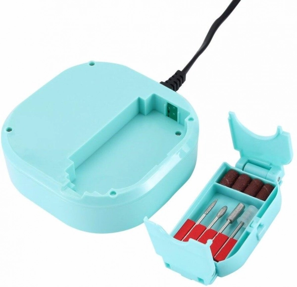 фото Фрезер для манікюру і педикюру Nail Master JMD-102 45 Вт 30000 об/хв  м'ятний 1